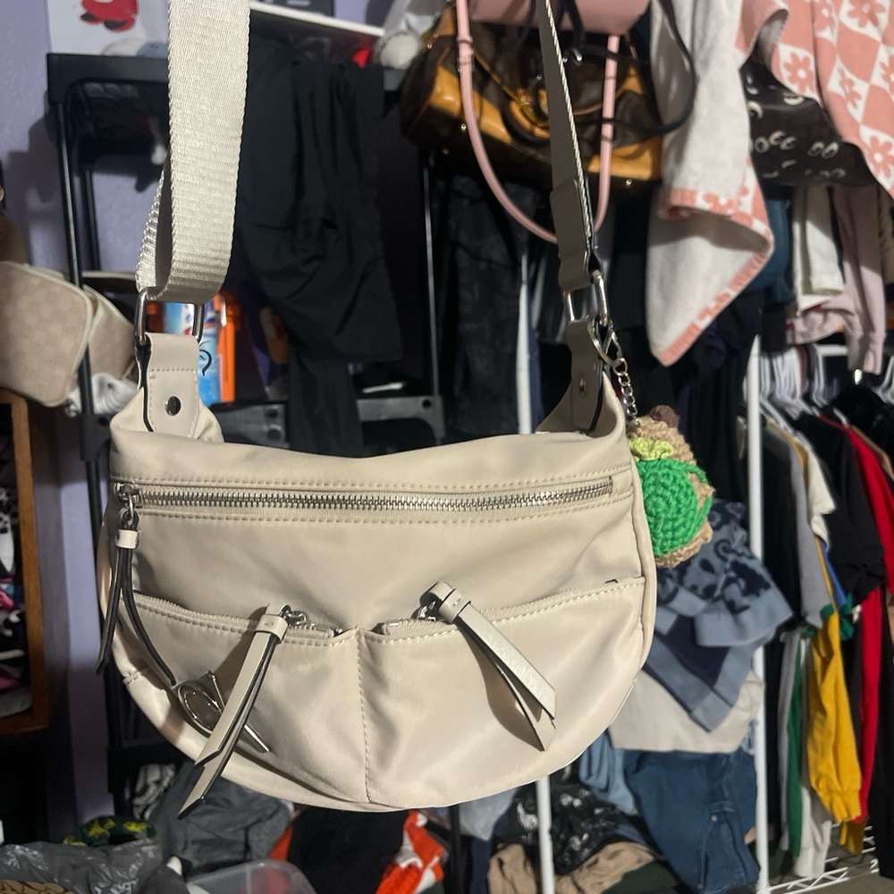 Calvin Klein Cream Crossbody Bag